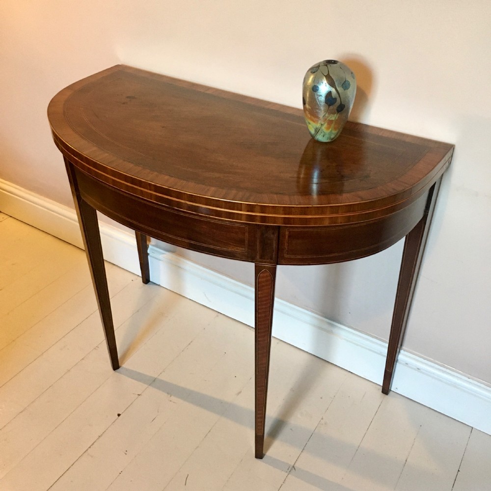 Georgian card table