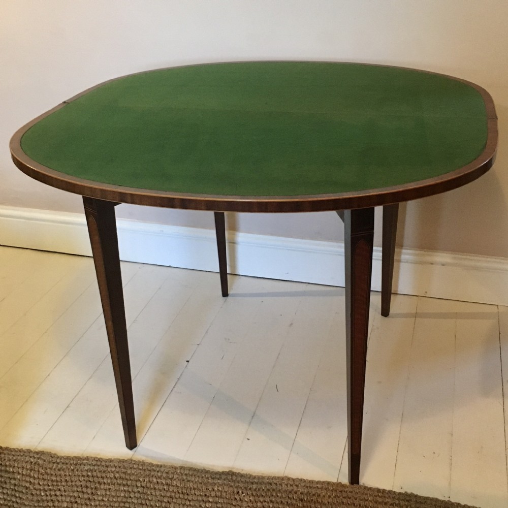 Georgian card table View VII