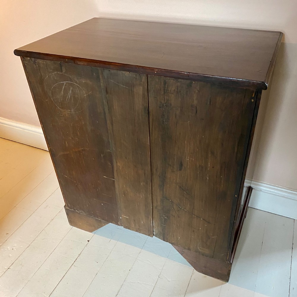 Small 19thc mahogany chest of drawers View IX