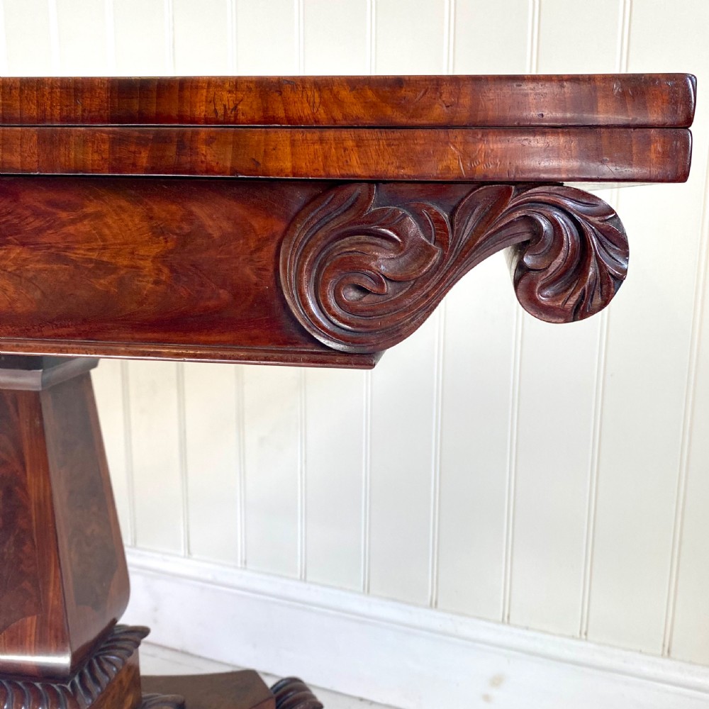 Regency mahogany tea table View V
