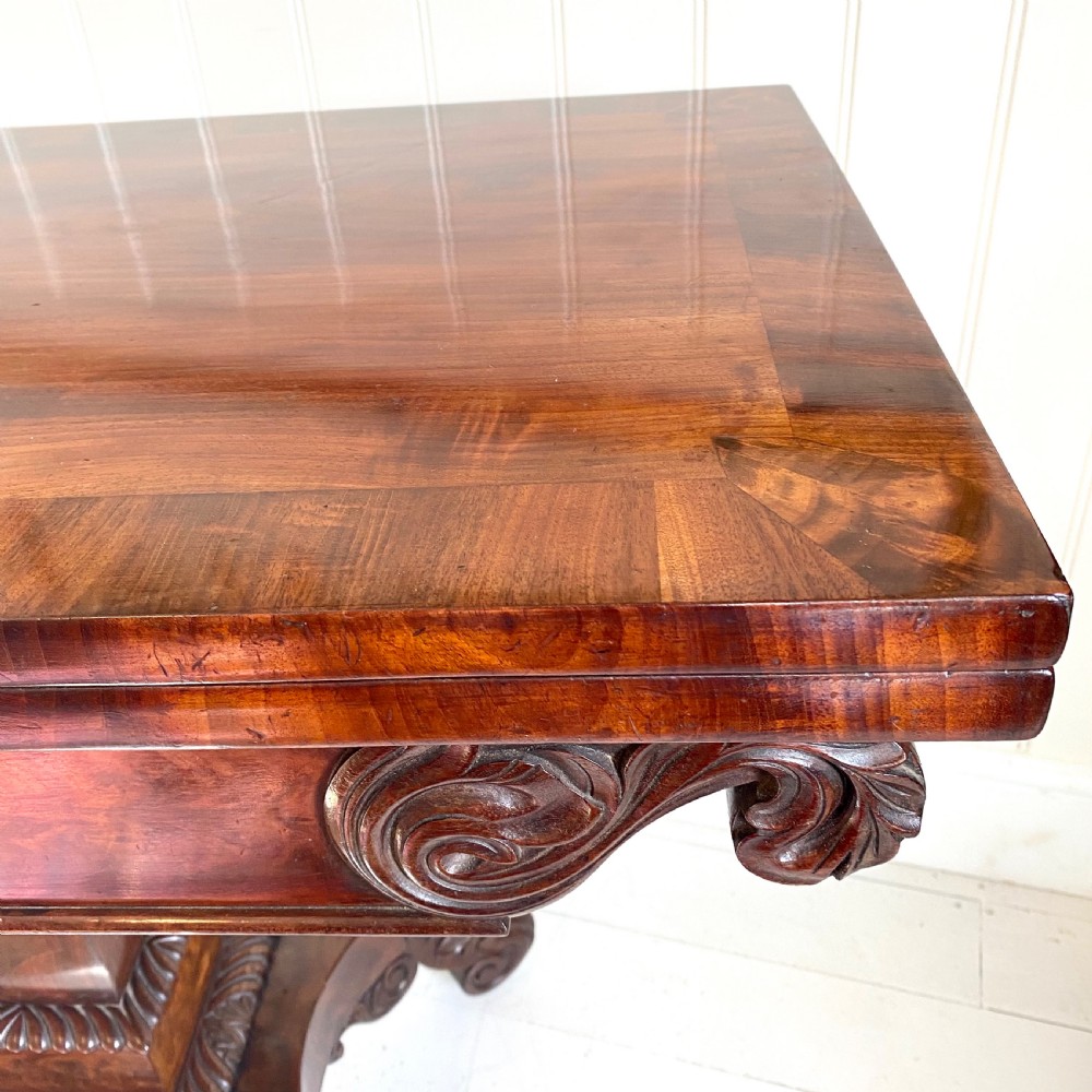Regency mahogany tea table View VII