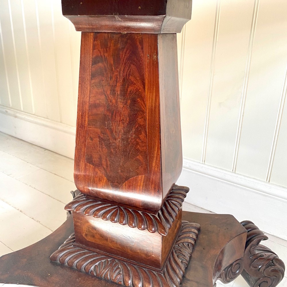 Regency mahogany tea table View VIII