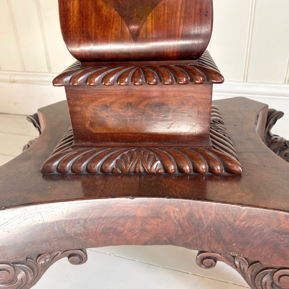 Regency mahogany tea table View IX