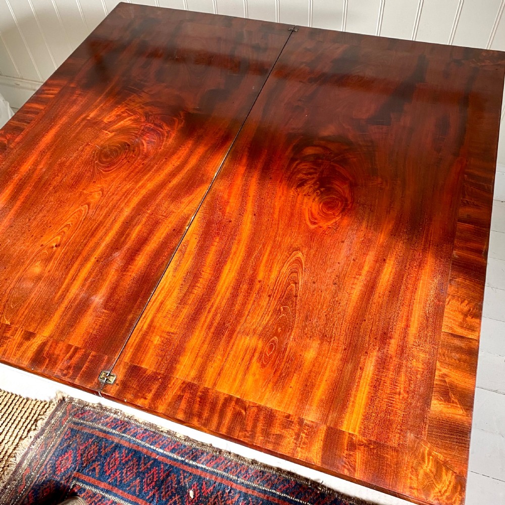 Regency mahogany tea table View XII
