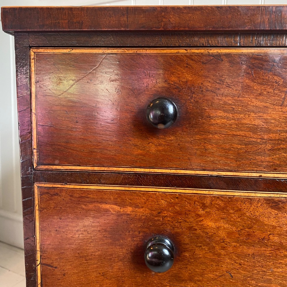 Regency partridge wood chest of drawers View IV