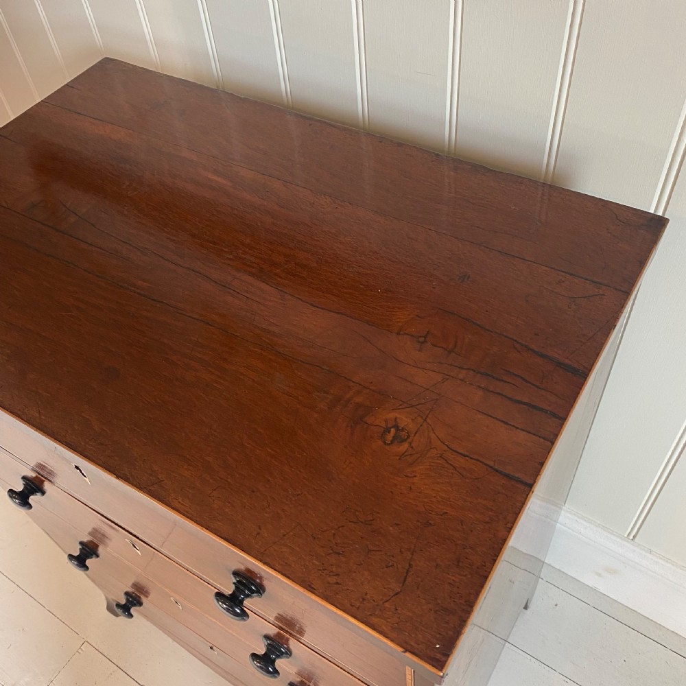 Regency partridge wood chest of drawers View VI