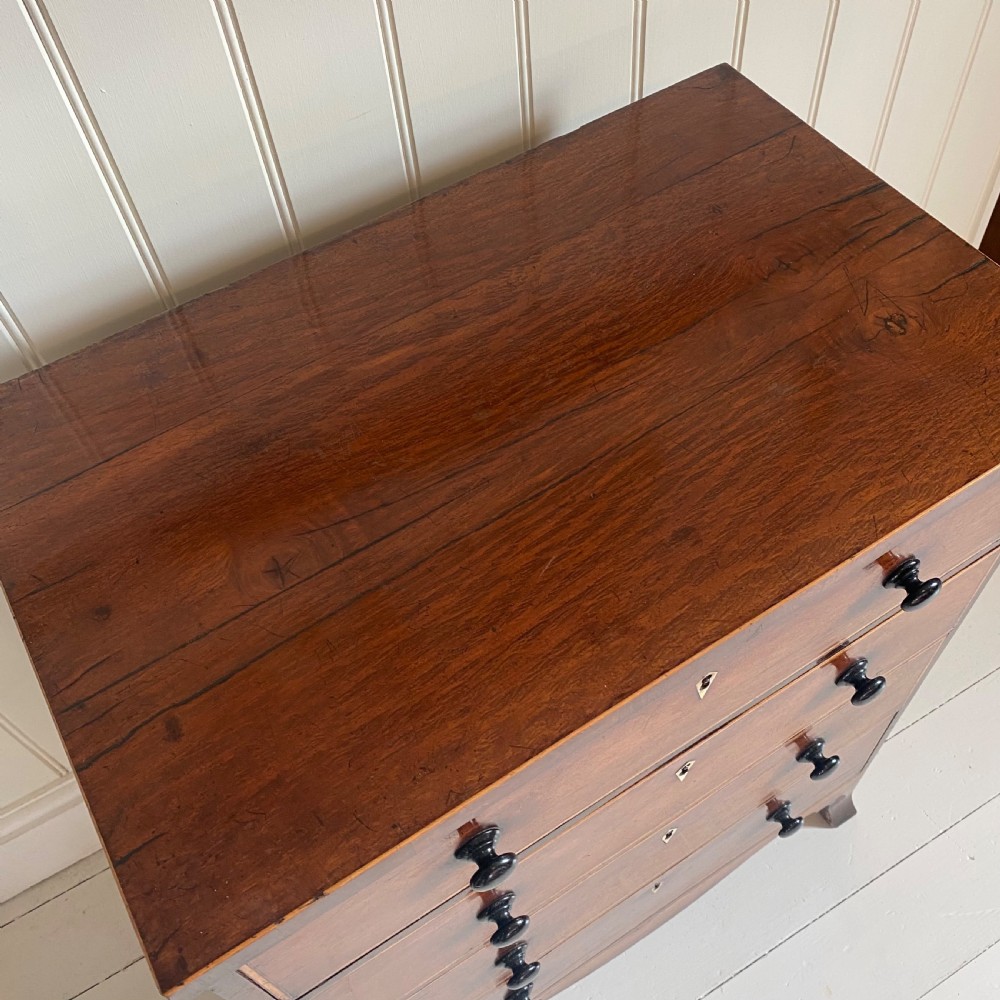 Regency partridge wood chest of drawers View VII