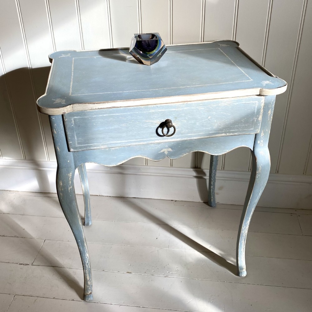 Painted Swedish style table View III