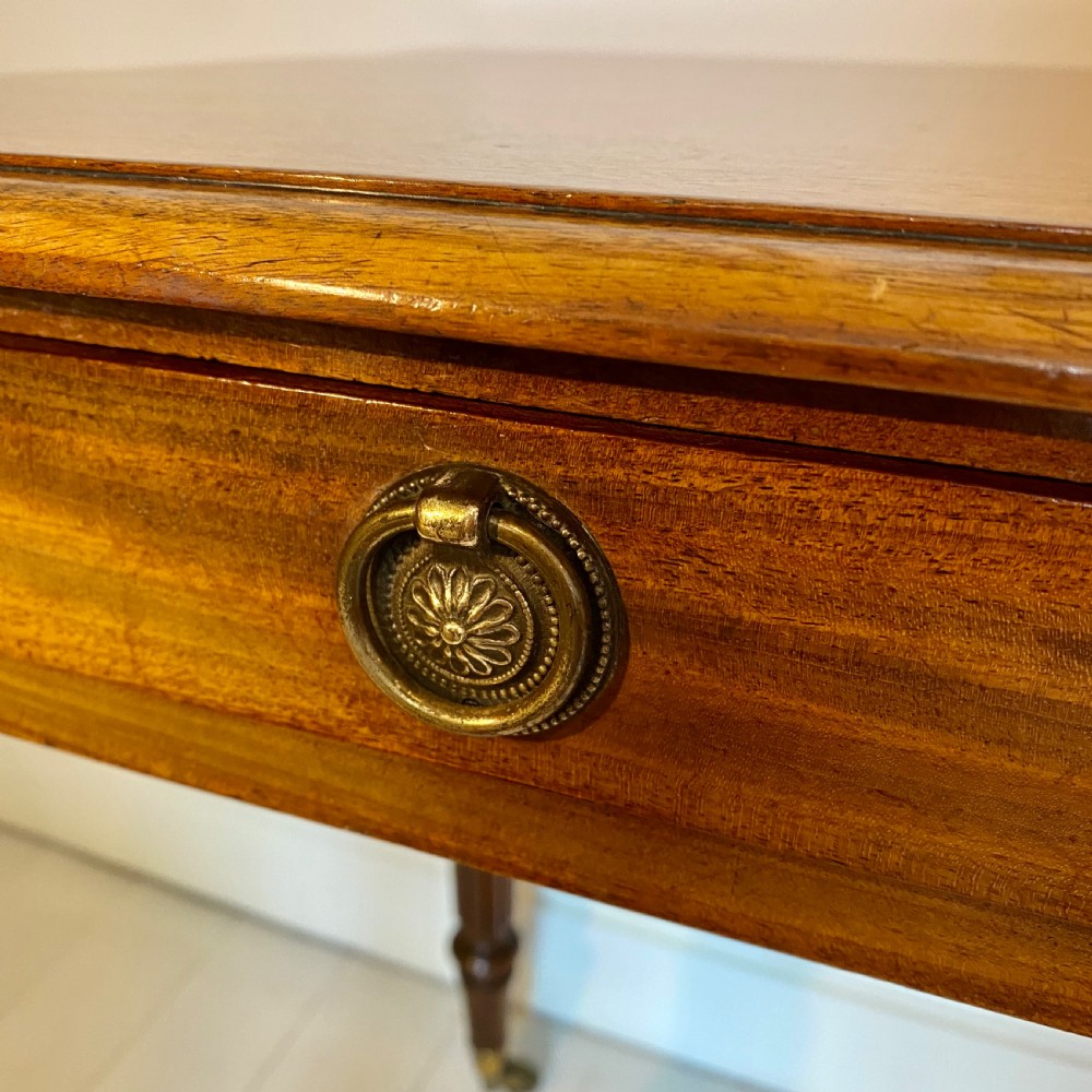19th century mahogany writing side table View III
