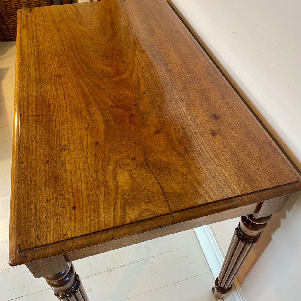19th century mahogany writing side table View VII
