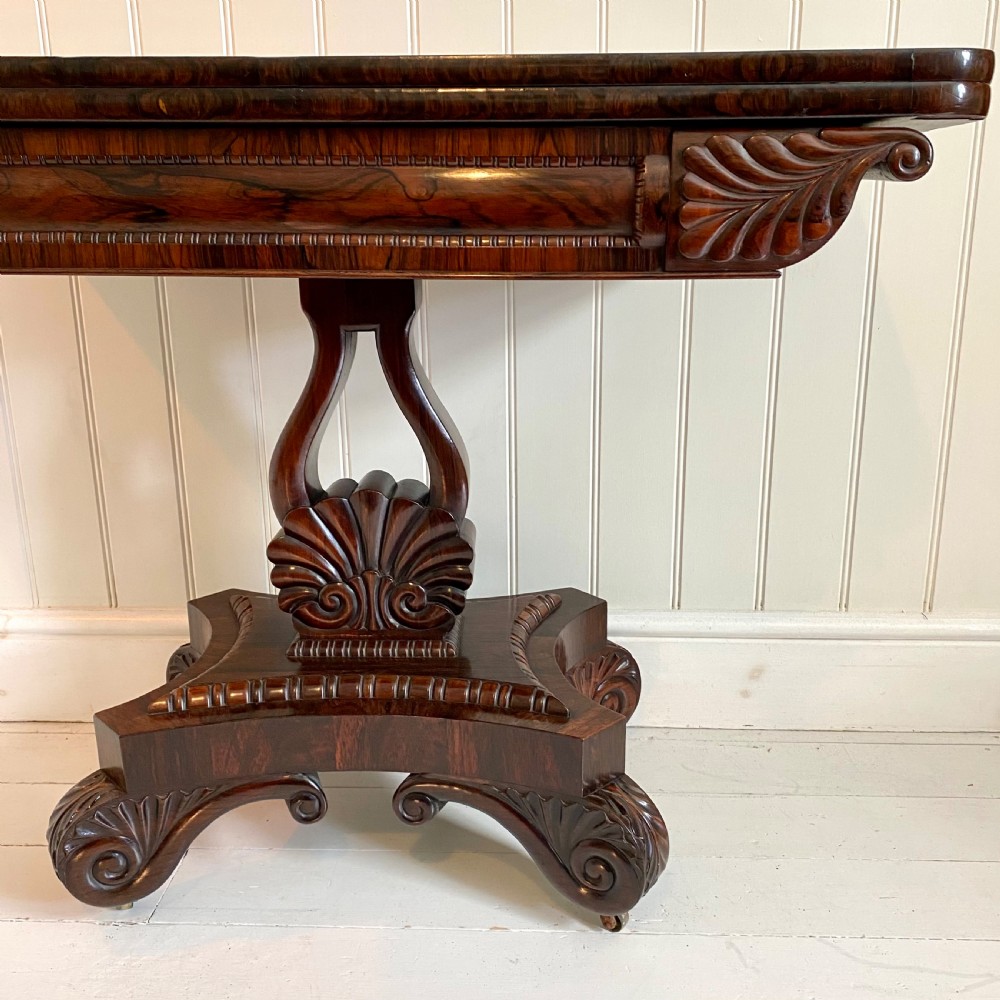 19th century rosewood tea table View III