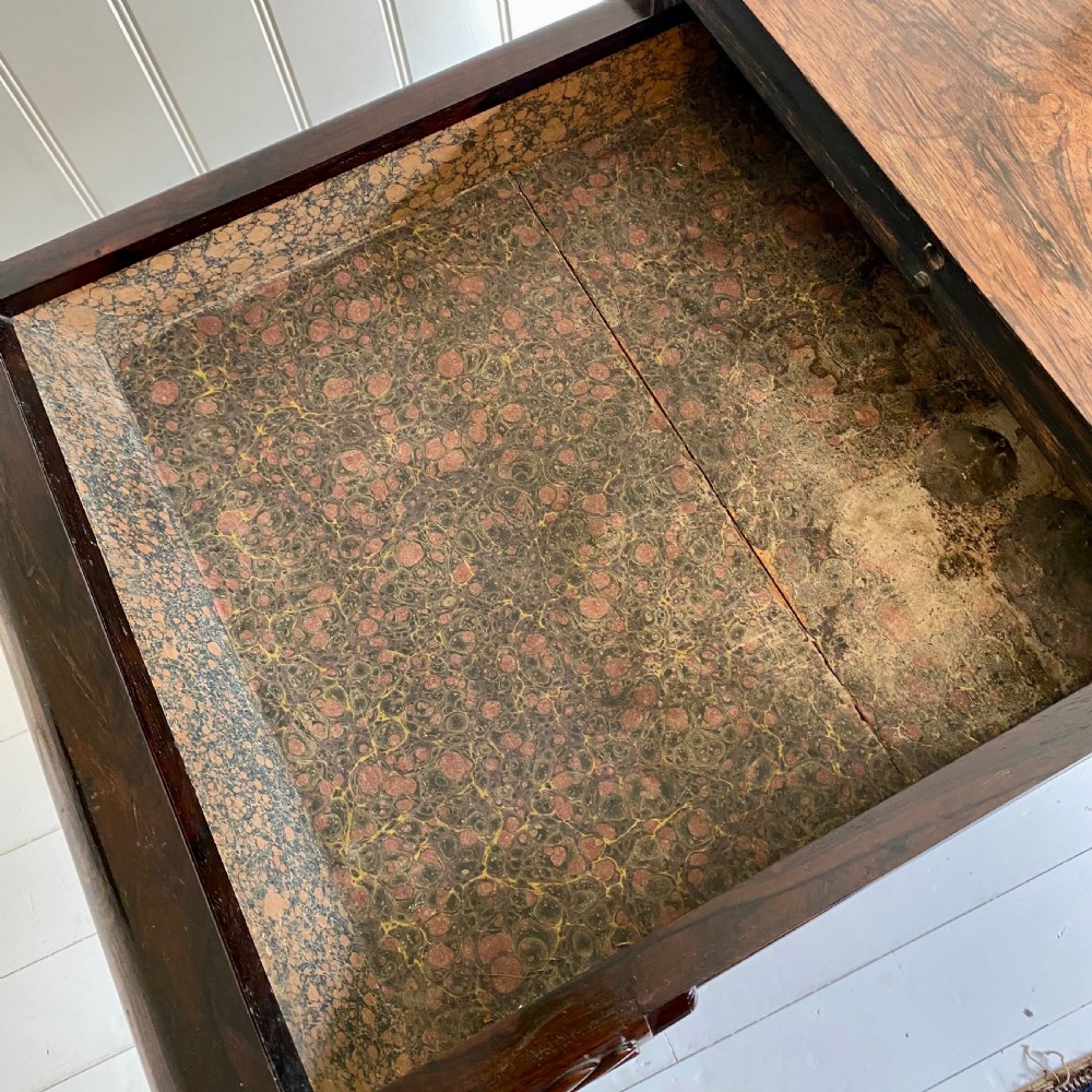 19th century rosewood tea table View VI