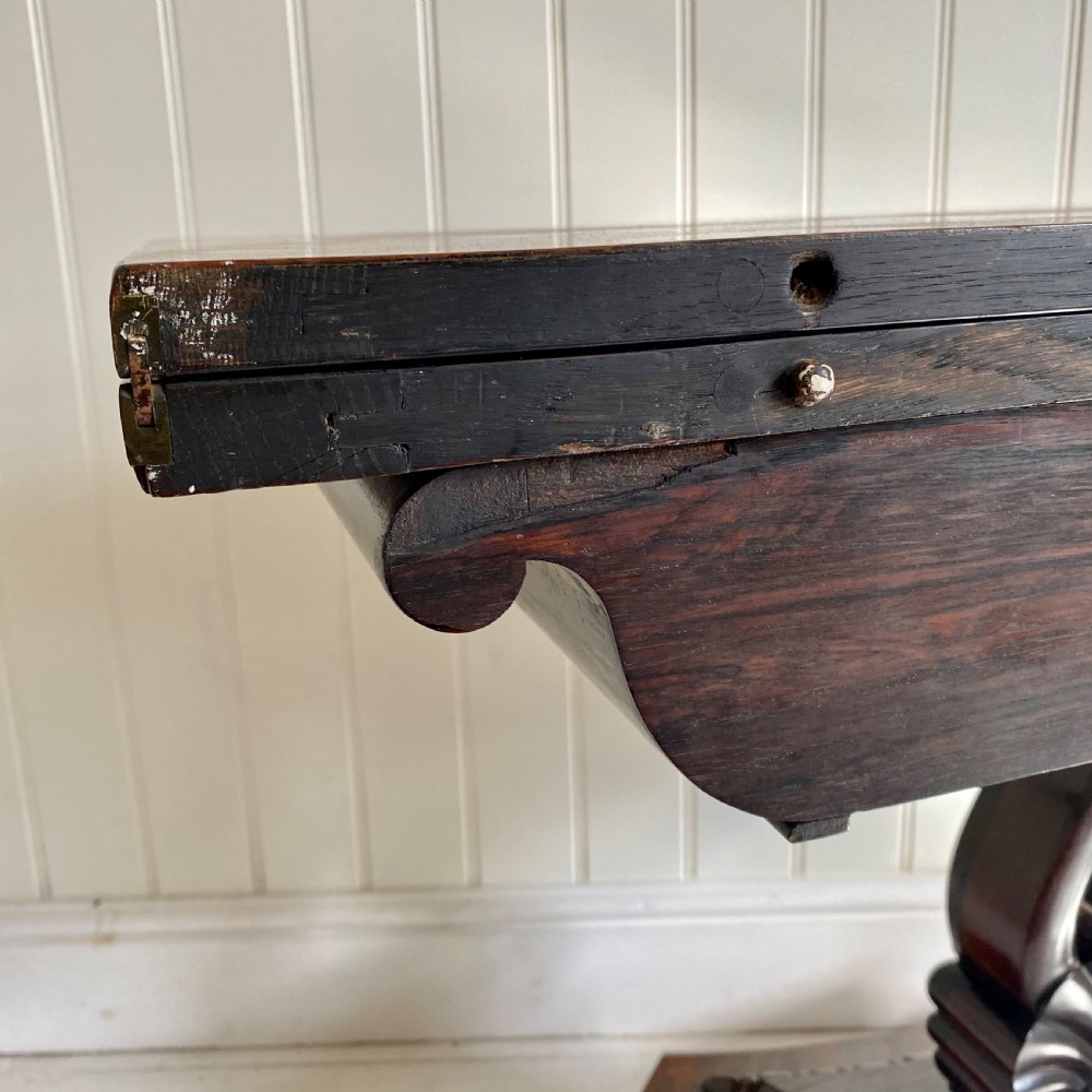 19th century rosewood tea table View VIII