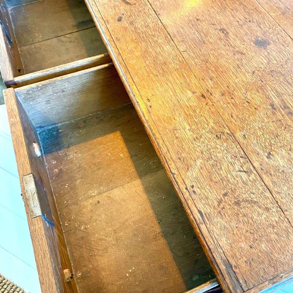 18th century oak chest of drawers  View XI
