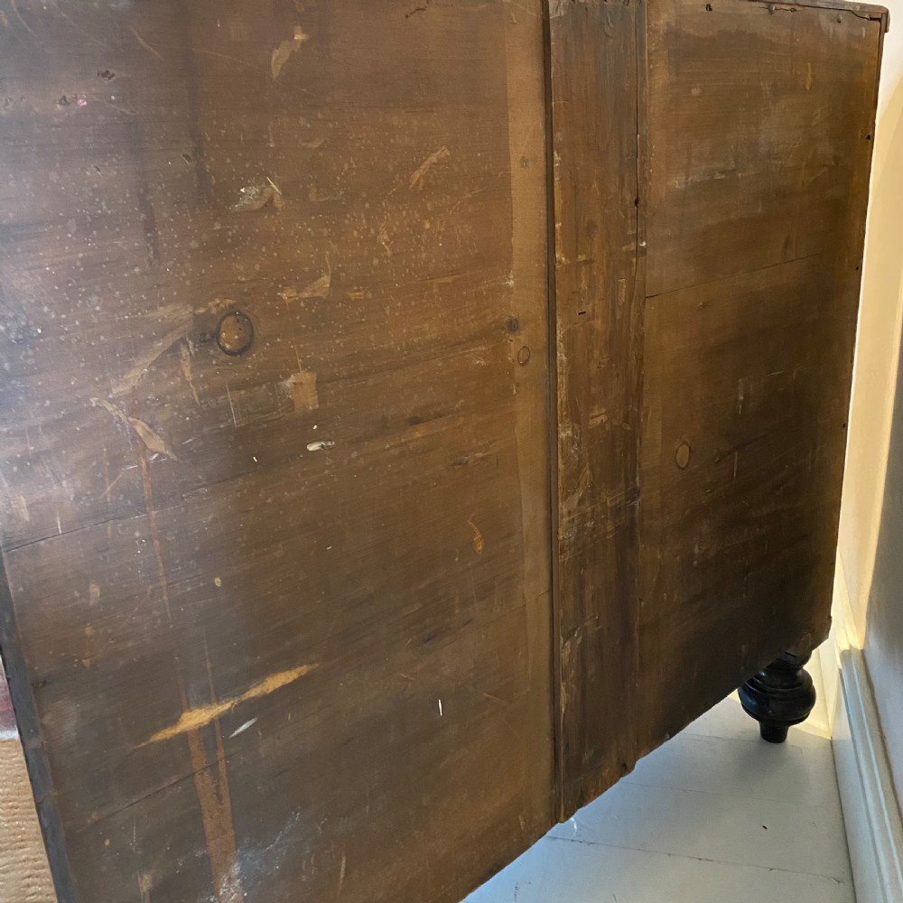 19th century Mahogany bow front chest of drawers View XII
