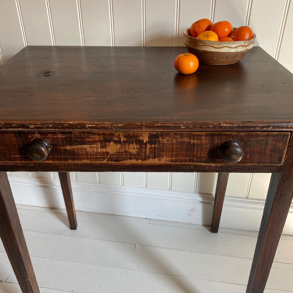 Regency simulated mahogany side table