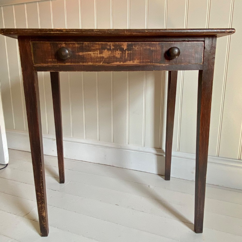Regency simulated mahogany side table View V