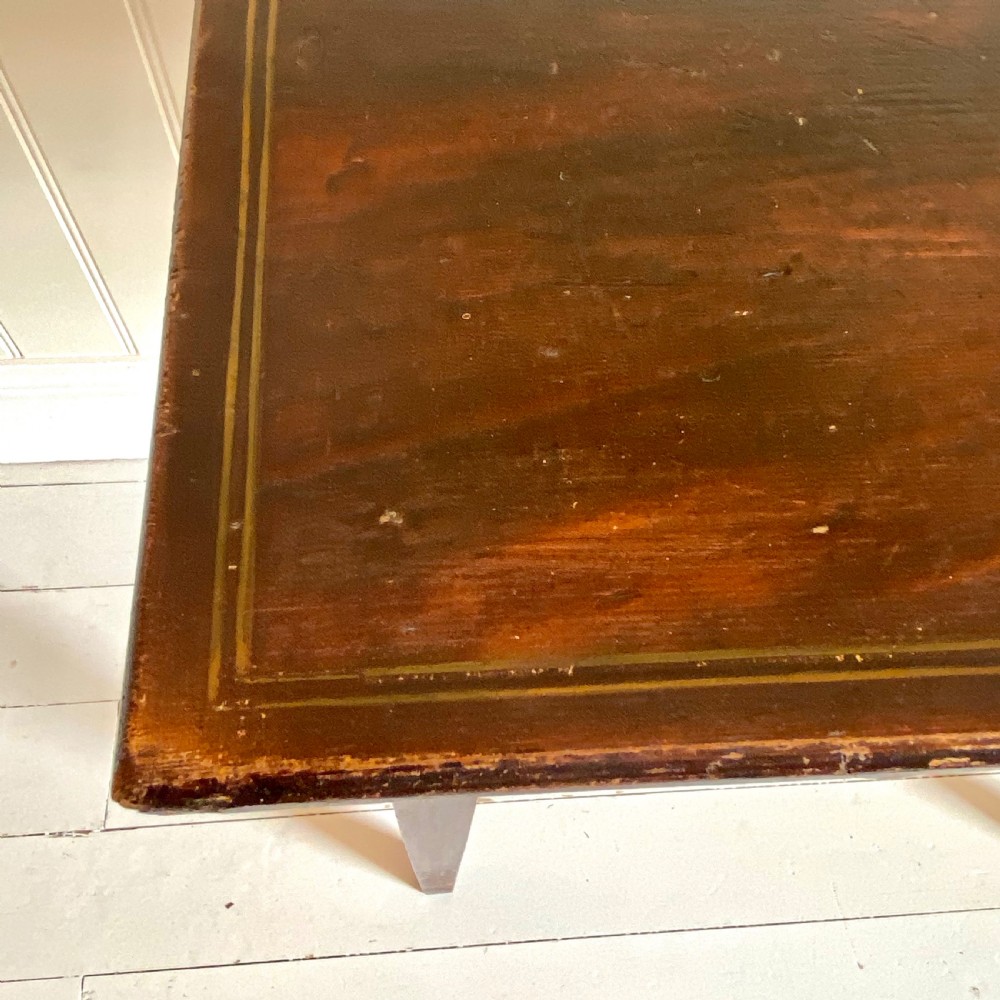 Regency simulated mahogany side table View VI