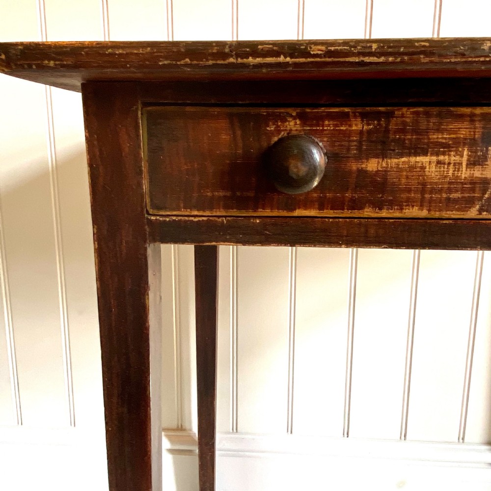 Regency simulated mahogany side table View VIII