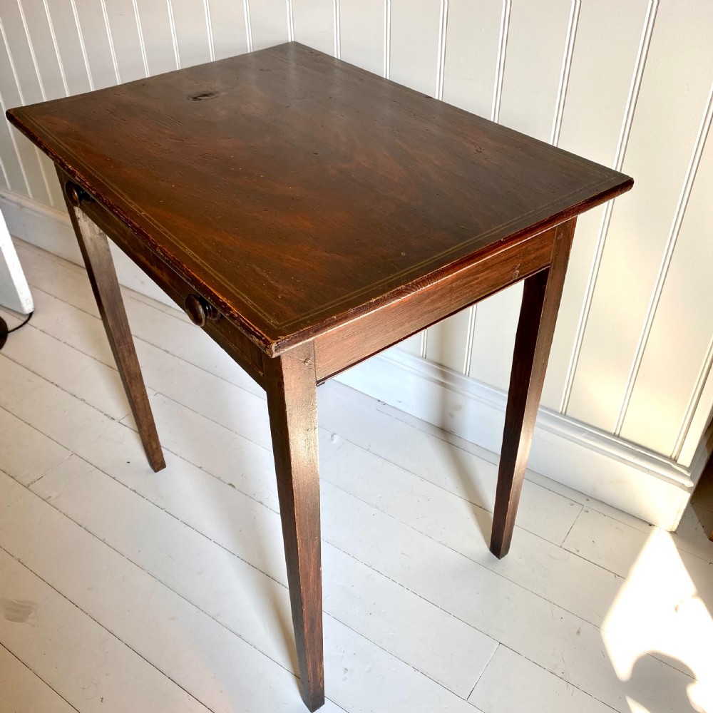 Regency simulated mahogany side table View X