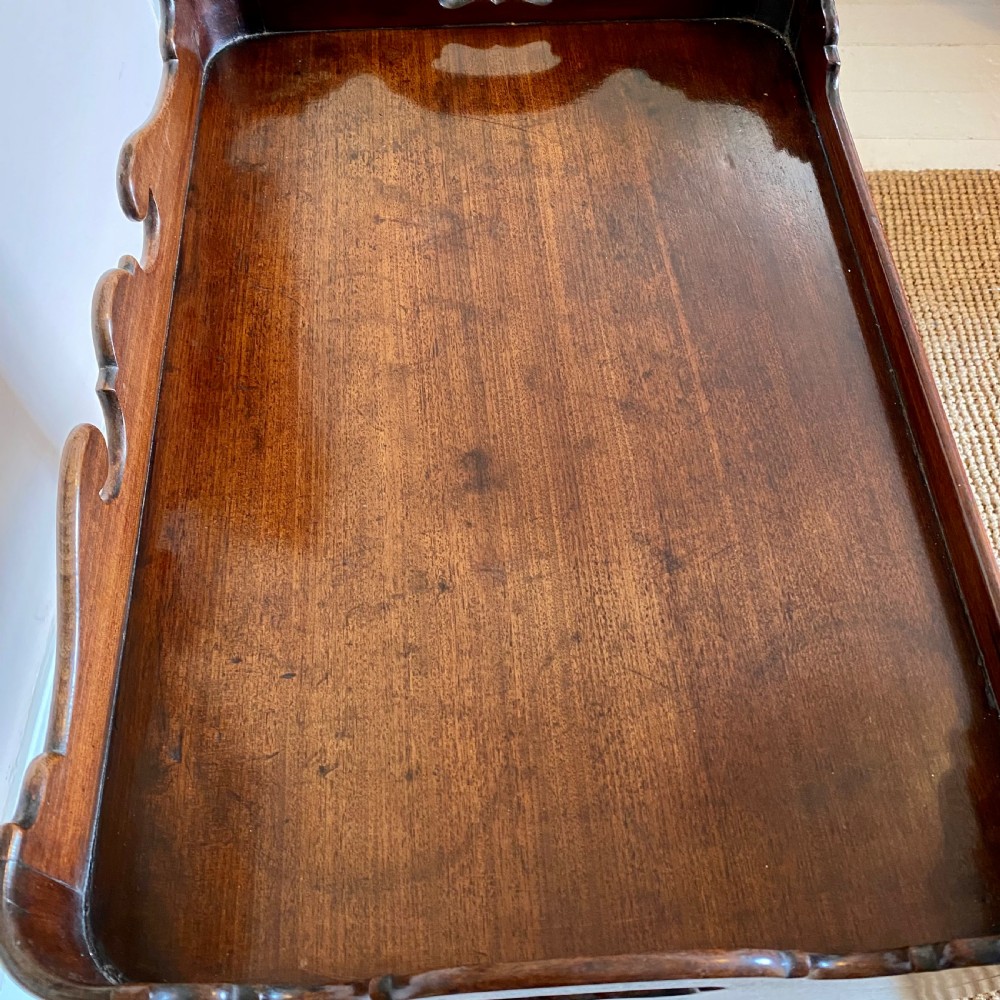 Georgian mahogany bedside cupboard View V