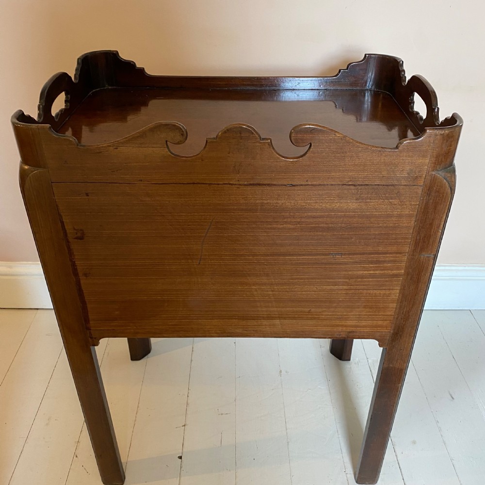 Georgian mahogany bedside cupboard View VIII