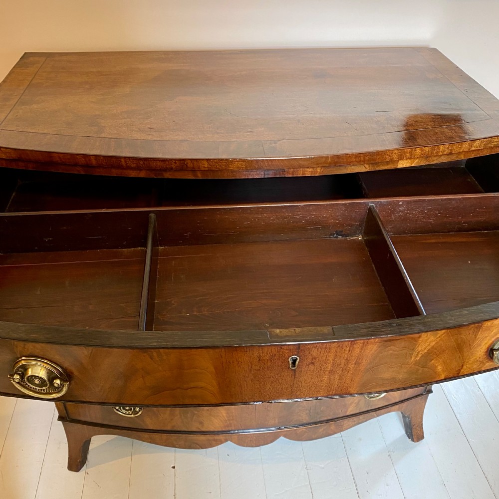 Regency mahogany chest of drawers View IV