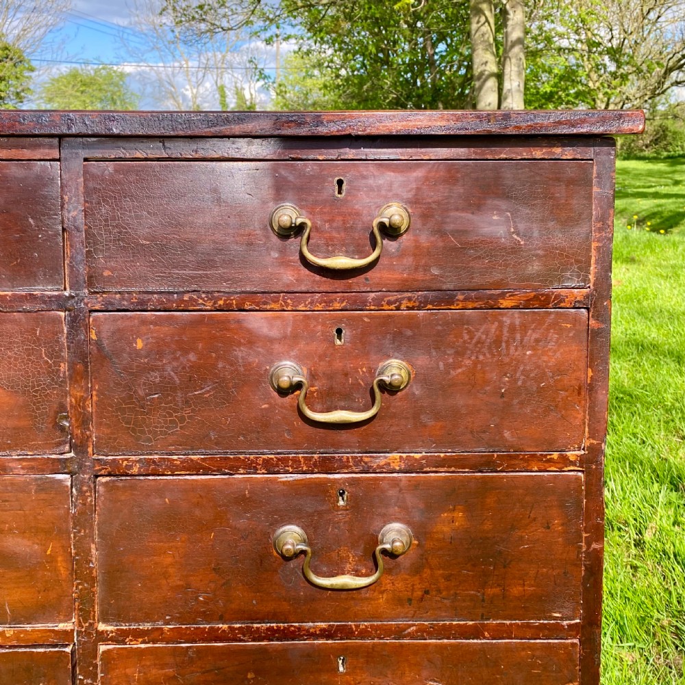 19th century mahogany chest of drawers  View II