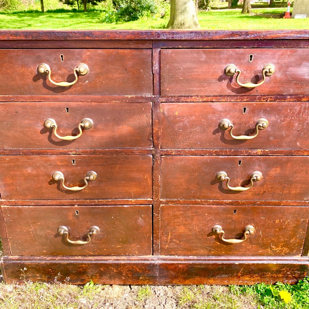 19th century mahogany chest of drawers  View III