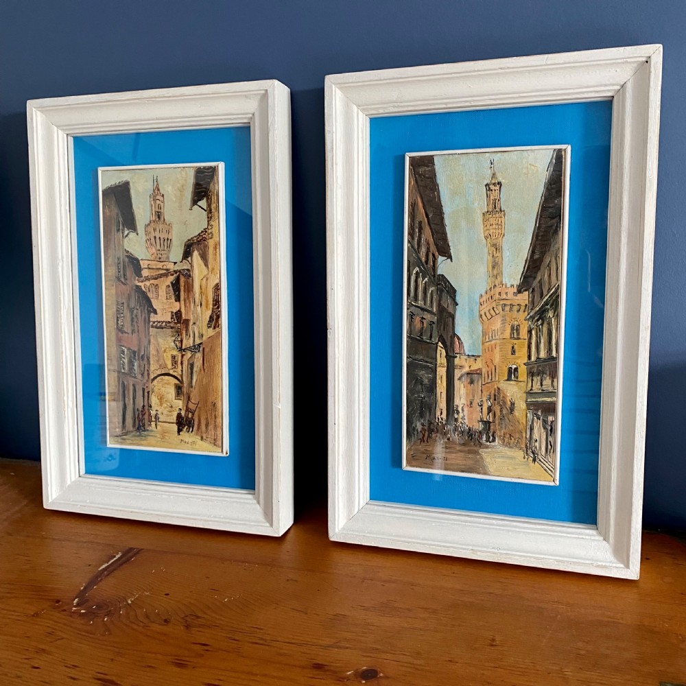 Oil paintings on board