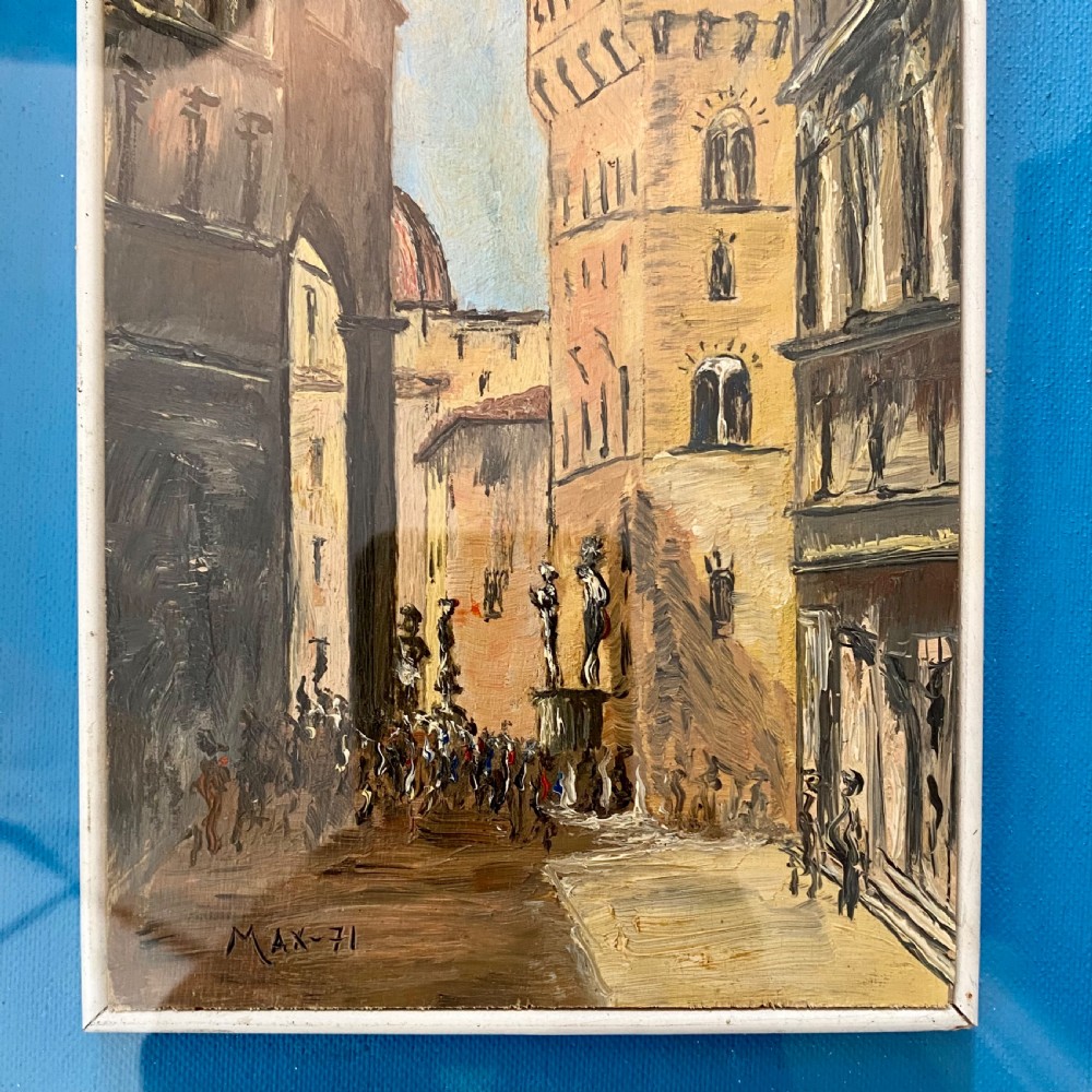 Oil paintings on board View VIII