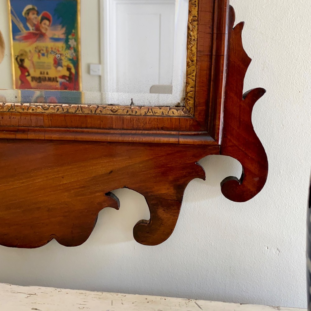 Georgian mahogany mirror View II