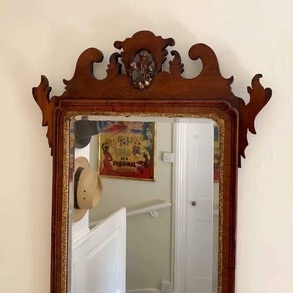 Georgian mahogany mirror View IX