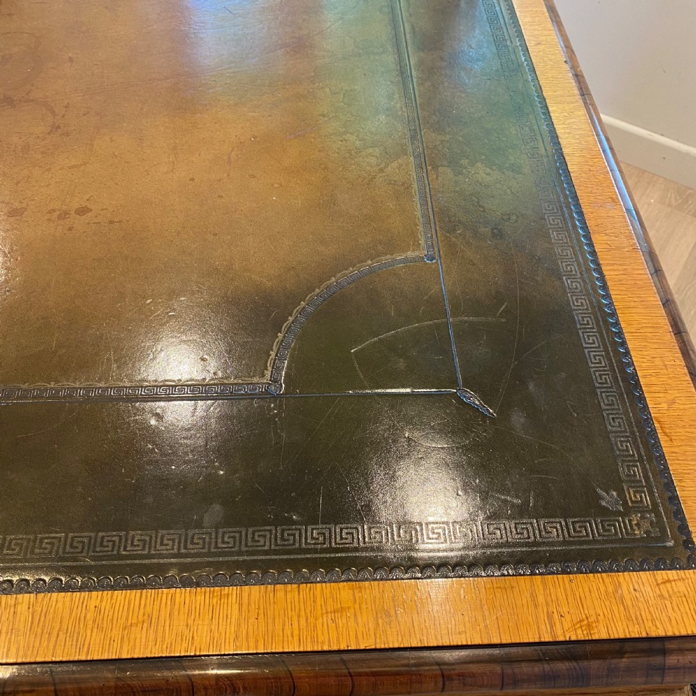 19th century oak partners desk View VII