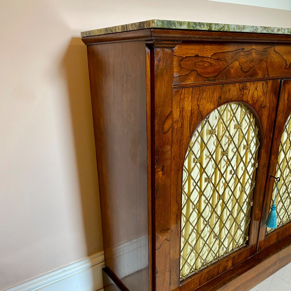 19th century rosewood chiffonier  View V