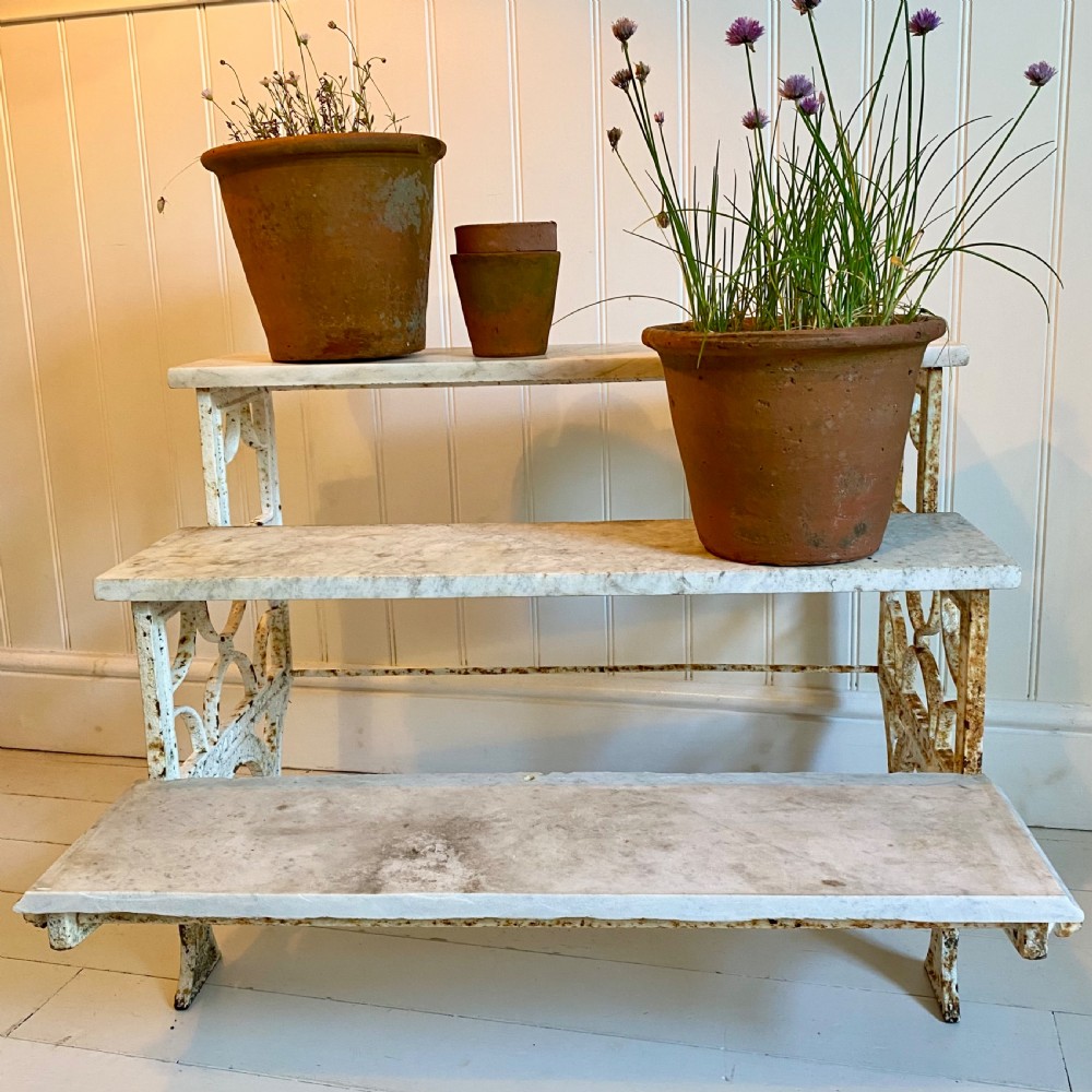 Cast iron plant stand