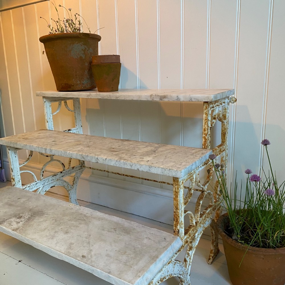 Cast iron plant stand View II