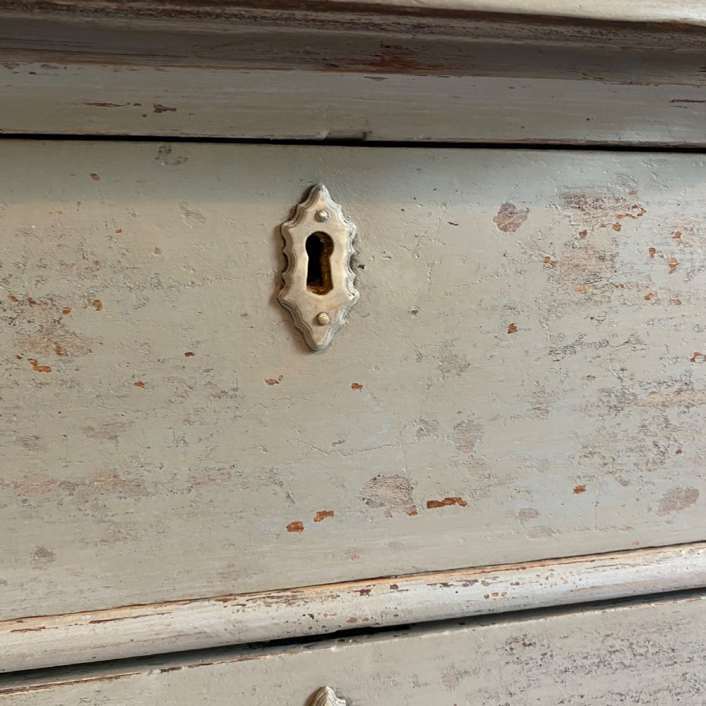 19th century continental painted chest of drawers View VI