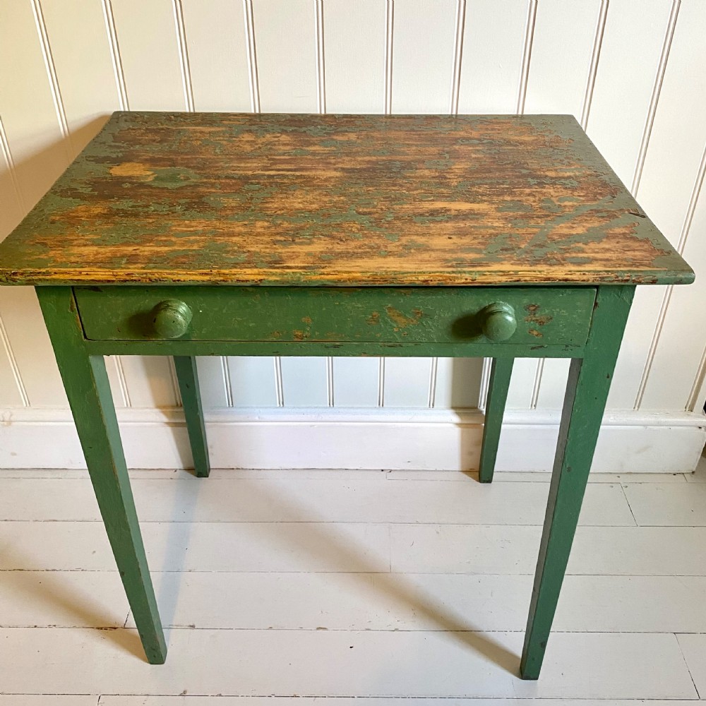 Victorian painted side table View II