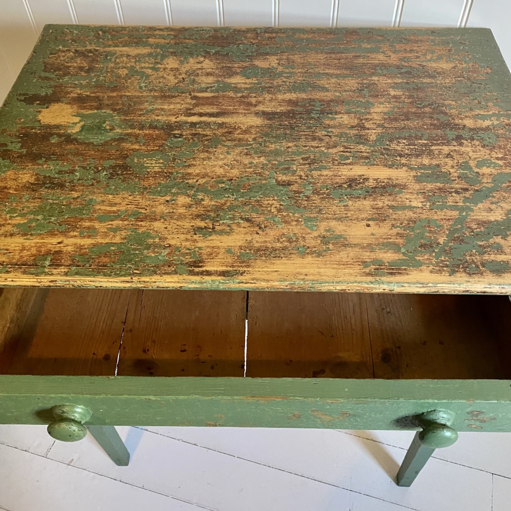 Victorian painted side table View V