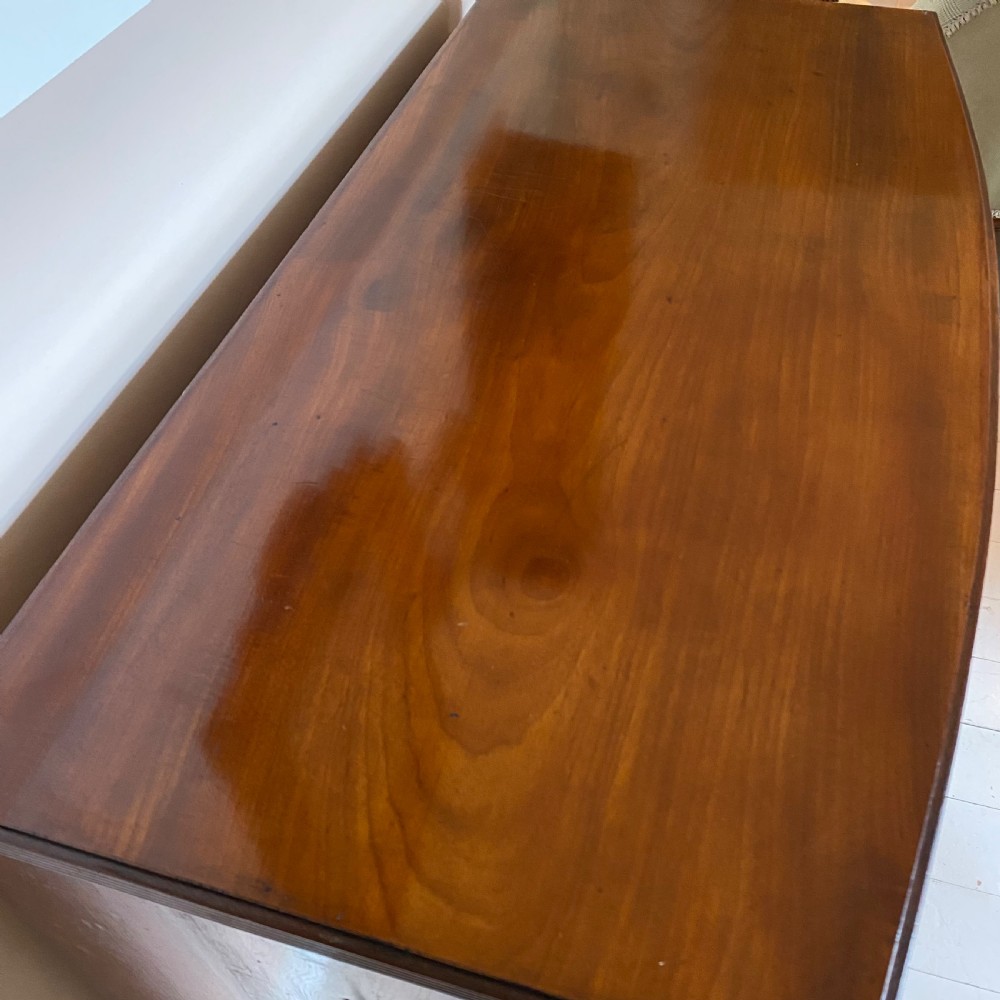 19th century bow front chest of drawers  View III