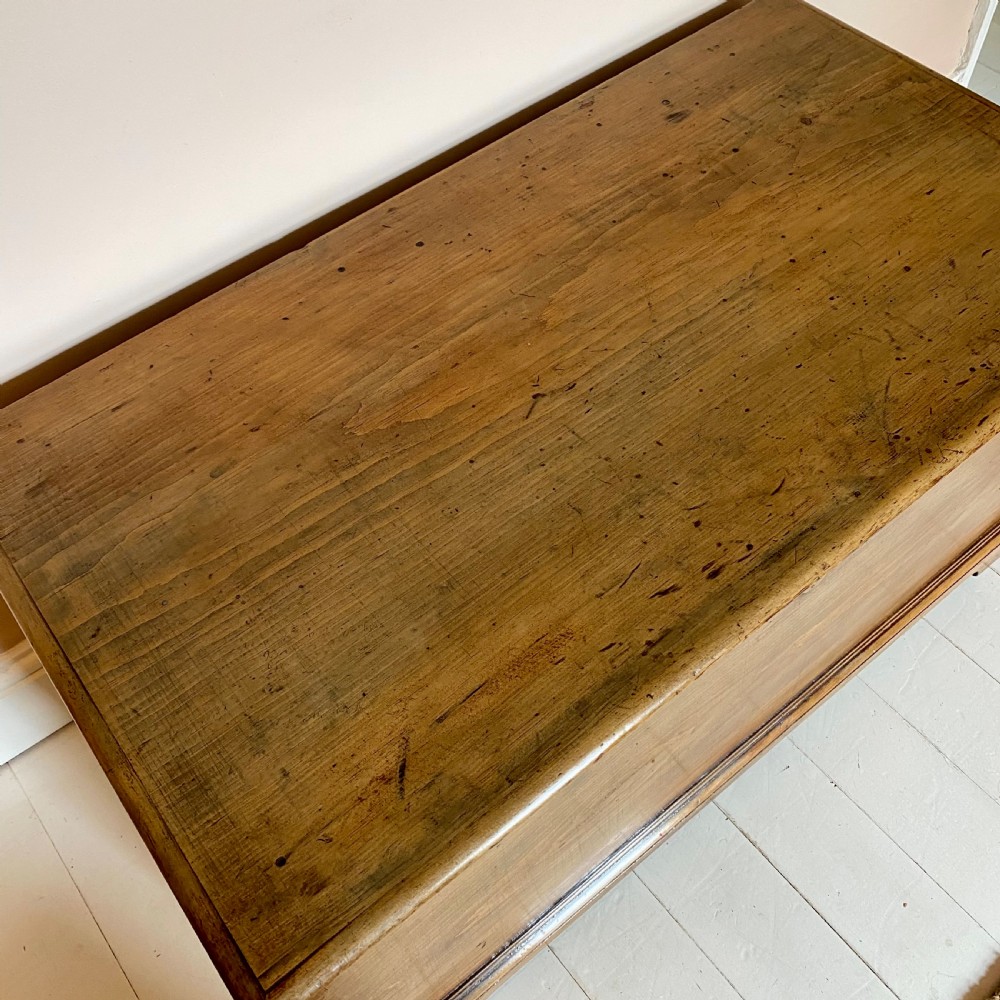 19th century pine trunk chest View II