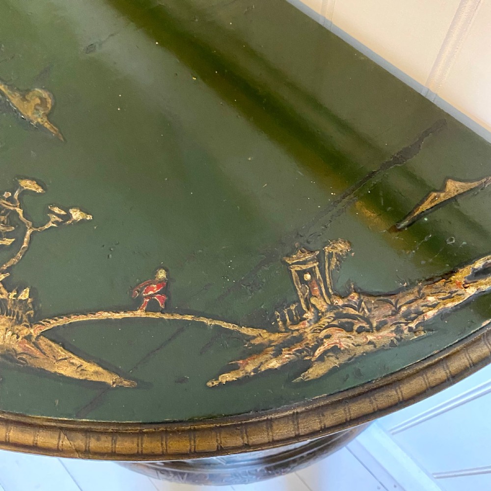 Green chinoiserie cupboard View IV