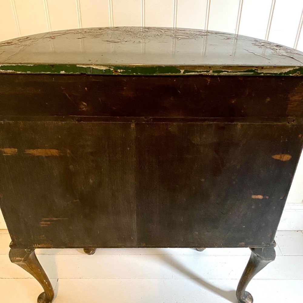Green chinoiserie cupboard View IX