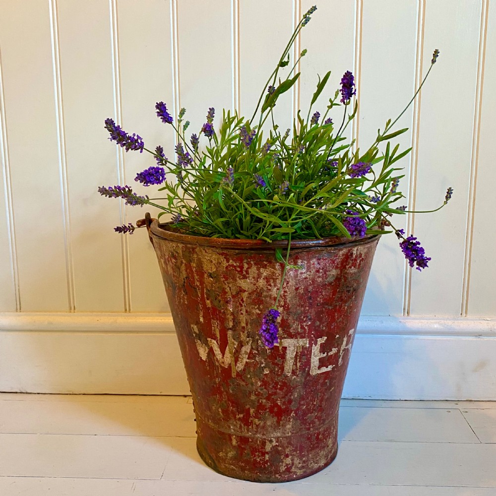 Vintage fire bucket 