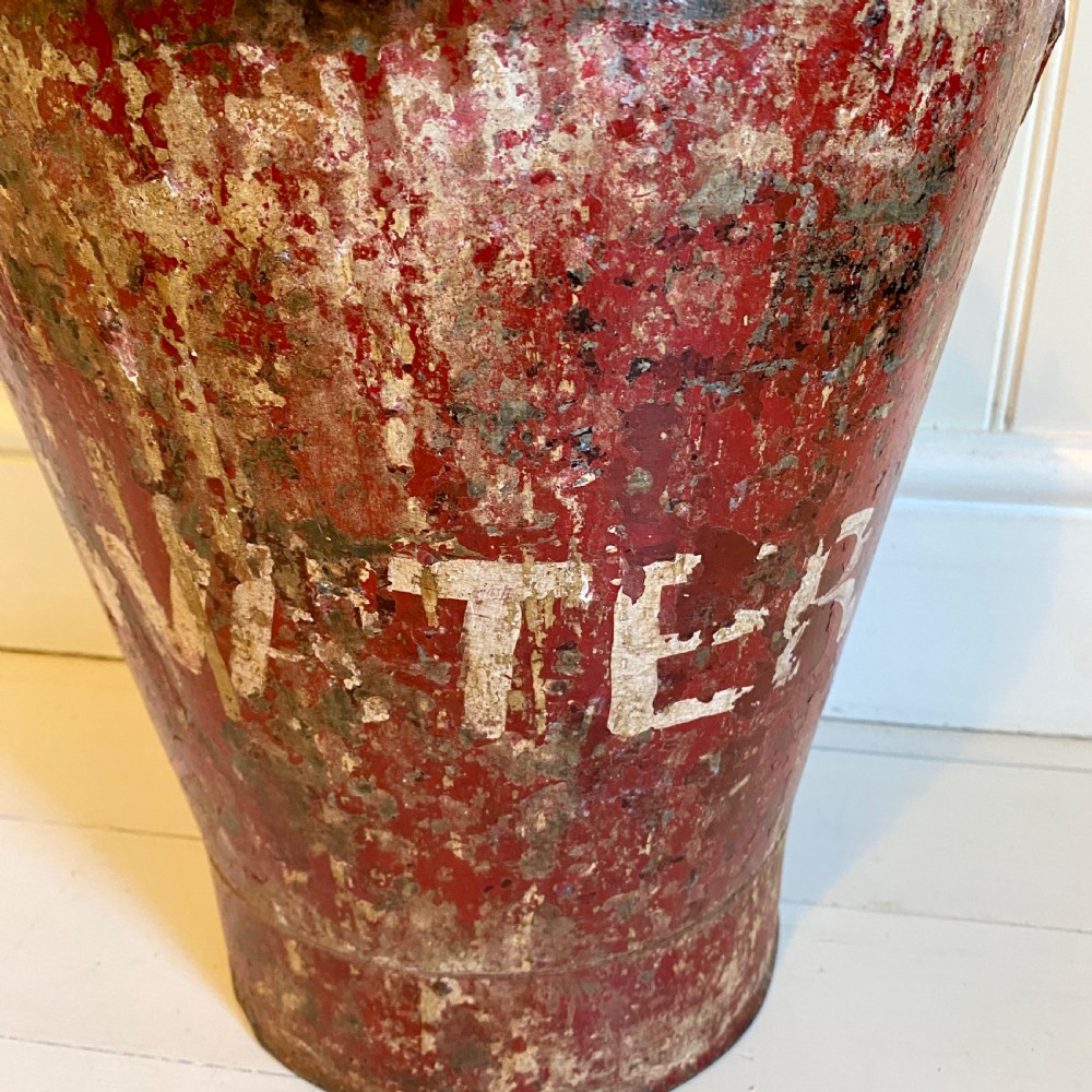 Vintage fire bucket  View V
