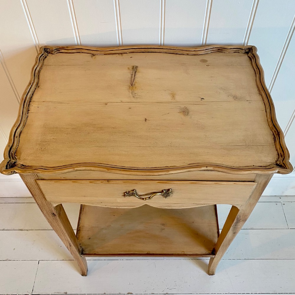 19th century French pine table View II