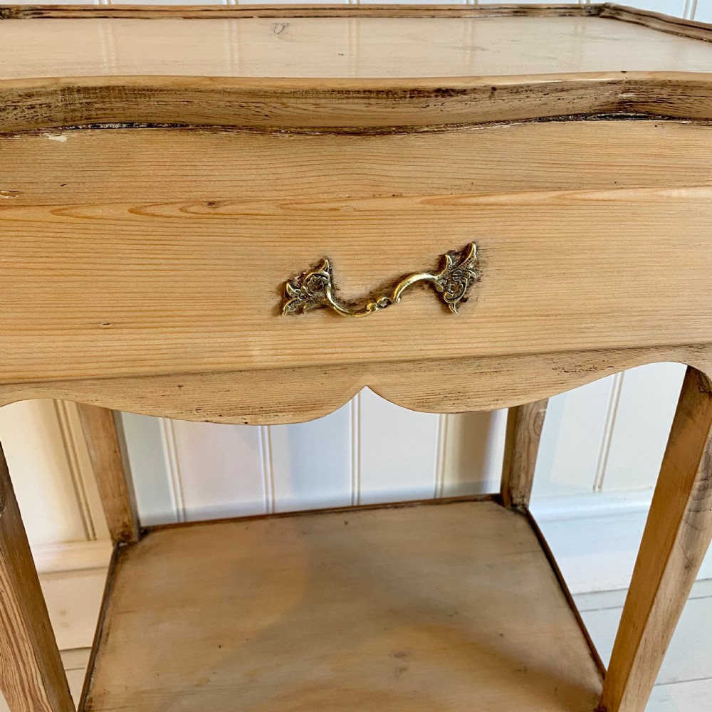 19th century French pine table View VI