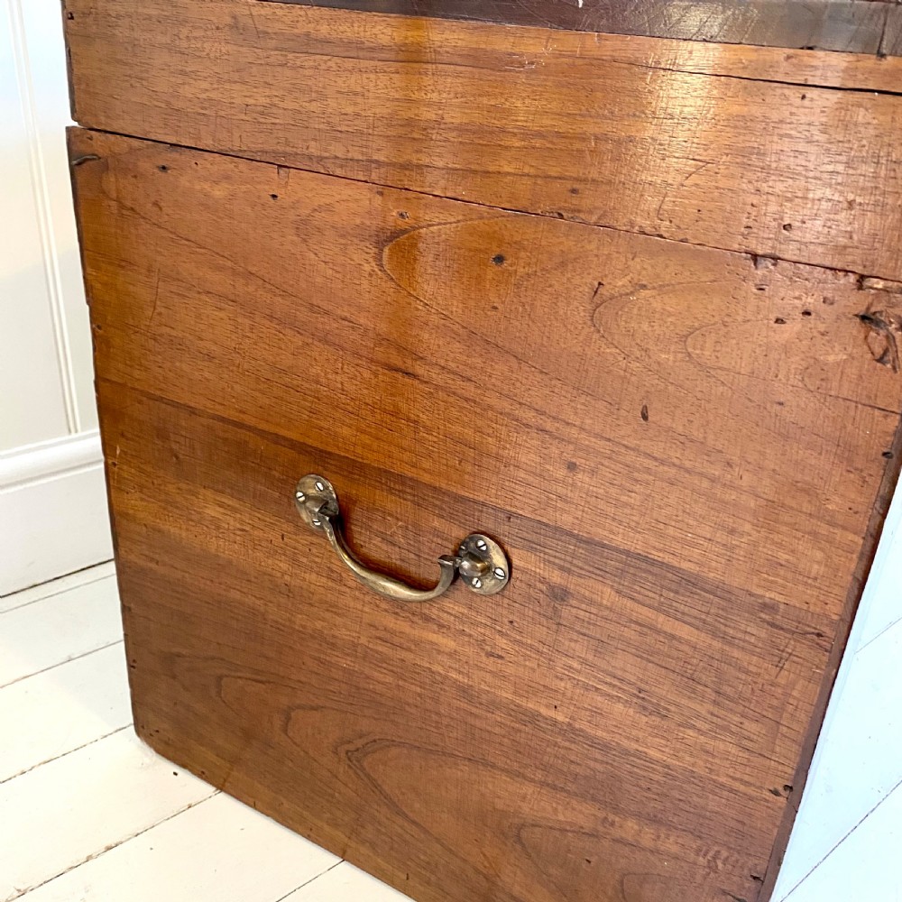 19th century mahogany trunk View II