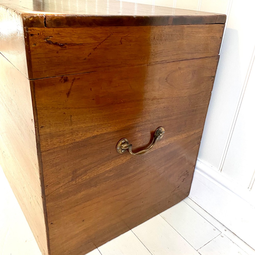 19th century mahogany trunk View III
